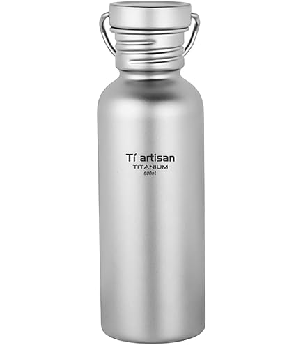 Amazon | チタン製スポーツ水筒 ウォーターボトル 超軽量・錆びない